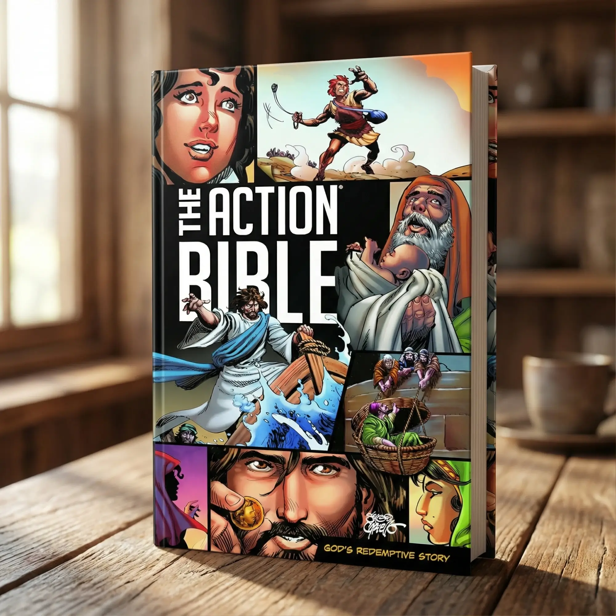 The Action Bible – Premium Illustrated Hardcover Edition
